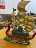 廣贊萊黃銅龍舟擺件龍船家居客廳辦公室裝飾品開(kāi)業(yè)喬遷之喜禮品 一帆風(fēng)順 曬單實(shí)拍圖