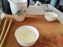 茶具套裝家用陶瓷套裝功夫中式羊脂玉白瓷玻璃蓋碗茶壺 萬(wàn)里江山+茶壺+六君子+茶洗 10頭 曬單實(shí)拍圖