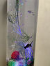 覽姿原創(chuàng)亞克力魚(yú)缸圓柱體落地金魚(yú)缸靜音節(jié)能無(wú)管魚(yú)缸客廳魚(yú)缸免換水 白色（非玻璃魚(yú)缸/確認(rèn)好尺寸/顏色可備注） 亞克力缸30*150(底高50+缸高100） 曬單實(shí)拍圖