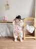 班喜迪嬰兒衣服秋裝男女寶寶連體衣嬰幼兒加絨哈衣爬服春秋季洋氣外出服 米色 90cm 曬單實(shí)拍圖