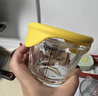 樂(lè )扣樂(lè )扣嬰兒輔食盒玻璃保鮮盒小寶寶冷凍儲存罐可蒸煮輔食杯姜黃圓形 曬單實(shí)拍圖