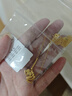 潮宏基馬上有錢(qián)足金5G黃金項鏈女蹦迪珠盤(pán)纏金生日禮物計價(jià) 約4.7g 曬單實(shí)拍圖