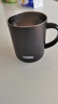 膳魔師（THERMOS）保溫杯340m男女士?jì)和R克咖啡杯學(xué)生生日禮物JDG-351 黑色 曬單實(shí)拍圖
