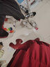 CHARLES&KEITH漆皮防水臺粗高跟彈力瘦瘦靴女生日禮物CK1-90360397Red紅色36 曬單實(shí)拍圖