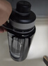 富光高硼硅玻璃杯 大容量泡茶杯雙層塑玻帶茶隔水杯 男士杯子1000ml 曬單實(shí)拍圖