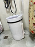 長(zhǎng)虹洗衣機(jī)半自動(dòng)迷你洗衣機(jī)小型洗脫一體家用母嬰兒童內(nèi)衣褲襪子神器抑菌除螨 4.5KG白色【藍(lán)光抑菌+洗脫一體+純銅電機(jī)】 曬單實(shí)拍圖
