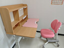 光明園迪燈桌一體兒童學(xué)習桌小學(xué)生書(shū)桌套裝可升降寫(xiě)字桌課桌椅悅者120pro 悅者120 pro+A1-2卡其+粉椅套 曬單實(shí)拍圖