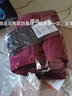 BAO JEESPORT抓絨衣女雙面穿加絨加厚媽媽裝秋冬搖粒絨中年女裝戶(hù)外保暖外套 棗紅色 XL(90-110斤) 曬單實(shí)拍圖