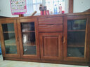 凡星澤實(shí)木餐邊柜矮柜餐廳邊柜酒柜靠墻現代簡(jiǎn)約客廳茶水柜碗柜收納柜 1.6米胡桃色【160x40x90cm】 曬單實(shí)拍圖