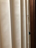 景萬(wàn)居家日用浴簾桿套裝磁吸免打孔隱形防水布衛生間浴室隔斷簾淋折疊干濕分離 米白色【簾+桿+掛鉤+磁吸+擋水條 適合150-180cm墻距【簾高2米】 曬單實(shí)拍圖