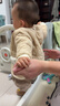 優(yōu)奇嬰兒衣服男女寶寶秋冬加絨保暖衣服嬰幼兒防風(fēng)加厚棉服棉衣外出 曬單實(shí)拍圖