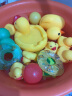 马丁兄弟（Martin brother） 宝宝洗澡玩具婴儿小黄鸭捏捏叫海洋球戏水玩具8件套 生日礼物 实拍图
