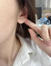 戚小米s999純銀星月耳線(xiàn)女小眾高級感耳環(huán)養耳洞耳釘2026新款足銀耳飾品 星月耳線(xiàn)一對【999足銀】 曬單實(shí)拍圖