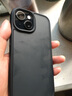 奢庫 蘋(píng)果17ProMax手機殼iPhone16Pro/15ProMax/13pro磨砂半透防指紋氣囊防摔硅膠邊框簡(jiǎn)約保護套殼 【黑色】?jì)?yōu)盾防摔-鏡頭加高 iPhone 15 曬單實(shí)拍圖