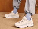 斯凱奇（Skechers）女鞋夏季透氣閃電熊貓鞋經(jīng)典復古運動(dòng)老爹鞋厚底增高女士休閑鞋 NTMT-自然色/多彩色 39 (260mm) 曬單實(shí)拍圖