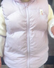 巴拉巴拉童裝兒童羽絨馬甲冬裝男童女童立領(lǐng)外套保暖可愛(ài) 粉紫70020 100 cm 曬單實(shí)拍圖