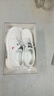 紅蜻蜓 小白鞋男鞋新品牛皮低幫休閑皮鞋韓版潮流男士百搭運動板鞋子男 白色 42 運動鞋碼 曬單實拍圖