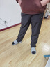 回力（Warrior）休閑褲男冬季寬松直筒闊腿褲子男保暖加絨運動(dòng)褲男褲 曬單實(shí)拍圖