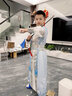 安妮優(yōu)兒漢服男童春秋少爺服古風(fēng)男孩中式新款兒童夏季國學(xué)服2025古裝唐裝 藍色 130 曬單實(shí)拍圖