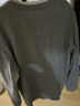 森馬（Semir）長(cháng)袖T恤男拼色假兩件t恤華夫格肌理上衣25秋寬松百搭109725101106 曬單實(shí)拍圖