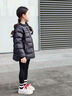 雅鹿雅鹿兒童輕薄羽絨服內膽男女童秋冬季新款中大童洋氣保暖校服神器 黑曜色（超輕盈） 130cm（充絨量54g） 曬單實(shí)拍圖
