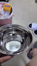 半物生活316不銹鋼碗食品級湯盆湯碗大碗圓形飯碗蒸蛋碗面碗兒童碗沙拉碗 曬單實拍圖