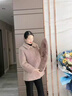 恰凡（QIAFAN）媽媽冬裝水貂絨棉衣外套40歲50中老年女冬季毛呢大衣加絨加厚棉襖 卡其色 XL  【推薦90-110斤】 曬單實(shí)拍圖