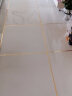 （50米装）瓷砖美缝贴客厅卧室地面瓷砖防水防霉美缝贴纸条墙面缝隙装饰地面砖贴条自粘 拉丝金 1厘米*50米 实拍图