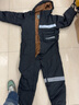 柏溪恩冷凍庫防寒服連體套裝棉大衣男女冬季加厚加絨長(cháng)款釣魚(yú)棉服低溫 黑色加棉加絨 3XL 曬單實(shí)拍圖