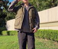 吉普（JEEP）美國(guó)正品Jeep高端90鴨絨羽絨服馬甲男士冬季工裝厚款外穿立領(lǐng)背心 軍綠色【官方正品】 XL 建議 140-160斤 曬單實(shí)拍圖