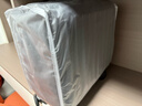 DTA登機行李箱男女小型前開(kāi)蓋拉桿箱密碼箱子出差旅行箱暗夜黑18英寸 曬單實(shí)拍圖
