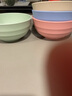 巧居巧具小麥秸稈飯碗家用學(xué)生食堂打飯宿舍防摔塑料大號吃飯面湯碗特大碗 19.5cm特大號碗4個(gè)裝 曬單實(shí)拍圖