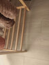 美型美酷 全實(shí)木衣架櫸木落地簡(jiǎn)約掛衣架簡(jiǎn)易晾衣服架子臥室衣帽架家用 原木色:80cm橫桿+前置掛鉤款 曬單實(shí)拍圖