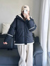 格斯嵐帝連帽棉服男冬季2025新款加厚保暖面包棉襖潮牌羽絨棉衣假兩件外套 米杏色 XL （推薦150-170斤） 曬單實(shí)拍圖