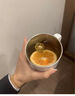 品喻（PINYU）馬克杯304不銹鋼帶蓋咖啡杯家用防燙茶杯辦公室高顏值喝水杯子白 曬單實(shí)拍圖