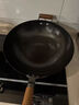 美瓏美利雅典系列窒化鐵34cm炒鍋  健康無(wú)涂層不易粘鍋 家用炒菜鍋 曬單實(shí)拍圖
