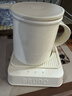 BRUNO加熱杯墊 恒溫杯墊 電熱杯墊 熱牛奶恒溫加熱器溫奶器保溫底座辦公室養生壺茶杯墊 經(jīng)典白BXM201 曬單實(shí)拍圖