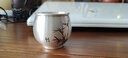 茂林銀樓梅蘭竹菊銀杯子999足銀功夫主人杯隔熱銀茶杯品茗杯單個(gè)銀水杯 ‘竹’銀茶杯+證書(shū)品牌包裝 曬單實(shí)拍圖