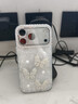 馳佚適用蘋(píng)果17promax手機殼新款iPhone17pro高級感立體珍珠蝴蝶17閃粉鏡頭膜全包防摔保護套Air輕奢女 【白色貝殼紋】立體珍珠蝴蝶水鉆鏡頭膜 iPhone 17 Pro Max 曬單實(shí)拍圖