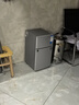 奧克斯小冰箱家用小型迷你冷藏冷凍兩用出租房宿舍用節能省電寢室辦公室電冰箱 【熱賣(mài)款 升級凈化去味】22A126DW銀 曬單實(shí)拍圖