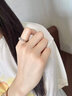 Twinkle Angel蝴蝶結愛(ài)心戒指女單戒精致開(kāi)口可調節設計感情人節生日禮物送女生 蝴蝶結愛(ài)心戒指 開(kāi)口可調節 曬單實(shí)拍圖