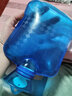 尚格蘭熱水袋注水暖水袋750ml 加厚防爆暖手寶暖寶寶充水暖手袋 小號藍 曬單實(shí)拍圖