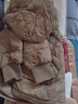 萌菲思加肥加大碼羽絨服女200斤顯瘦中長(cháng)款胖mm冬裝新款遮肚子顯瘦外套 深卡其色 6XL【建議210-230斤】高品質(zhì) 曬單實(shí)拍圖