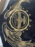 BOY LONDON【金鷹騎士】潮牌秋冬男友風(fēng)外套印花重工刺繡棉服 N29005 黑色 M 曬單實(shí)拍圖