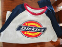 Dickies童裝兒童長(zhǎng)袖T恤小童春秋純棉薄款上衣男童秋季插肩衣服女童秋裝 曬單實(shí)拍圖