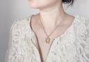 伊燦美拉德復古水晶吊墜毛衣鏈小眾高級感項鏈2025年新款爆款氣質(zhì)頸鏈 美拉德秋冬復古水晶吊墜毛衣鏈 曬單實(shí)拍圖