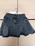 個(gè)性牛仔短裙女薄款春夏季新款爆款高腰設計感a字包臀百褶牛仔裙 復古懷舊 L 曬單實(shí)拍圖