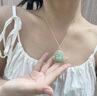 ?？ㄒ理楁溑繌浝辗鸬鯄嫿痂傆耥楁湼邫n情人節生日禮物送老婆送 彌勒笑佛項鏈+18鏈 曬單實(shí)拍圖