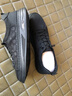 沙馳（SATCHI）男鞋新款商務(wù)休閑鞋男士板鞋時(shí)尚印花透氣舒適懶人鞋子男 黑色 41 (255mm) 皮鞋碼 曬單實(shí)拍圖