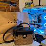 COACH蔻馳女包奢侈品大牌輕奢女士小號手提包盒子包 【保稅倉】CBQ35IMQRX 曬單實(shí)拍圖